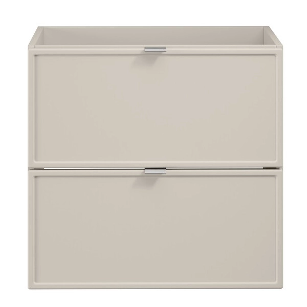 Szafka pod umywalkę 60 cm wisząca kaszmirowy mat szuflady BELLA CASHMERE 82-60-46-2S, Comad